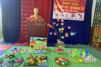 TƯNG BỪNG HỘI THI “BÉ KHÉO TAY, BÉ NHANH TRÍ’ CẤP TRƯỜNG. NĂM HỌC 2022-2023