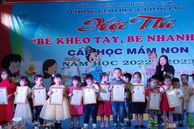KẾT QUẢ HỘI THI “BÉ KHÉO TAY BÉ NHANH TRÍ ” CẤP HUYỆN