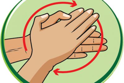6 bước rửa tay của các bé trong trường mầm non
