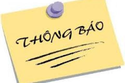 Trường mầm non Nghĩa Hiệp thông báo